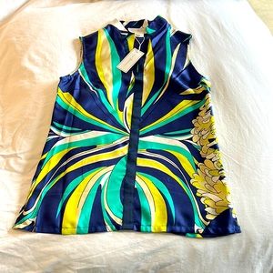 Julie Brown vibrant top size 4 never worn
